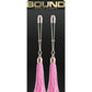 Bound Nipple Clamps T1 - Metal/Pink/Rose Gold