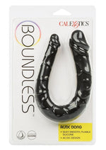 Load image into Gallery viewer, Boundless AC/DC Silicone Bendable Double Dong - Black