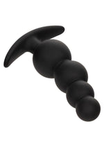 Load image into Gallery viewer, Boundless Beaded Silicone Anal Plug - Black