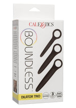 Load image into Gallery viewer, Boundless Dilator Trio Silicone Probe - Black - Set