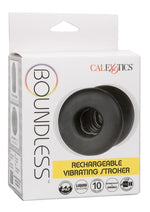 Load image into Gallery viewer, Boundless Rechargeable Vibrating Stroker - Black