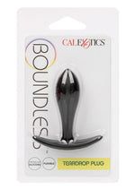 Load image into Gallery viewer, Boundless Teardrop Silicone Anal Plug - Black