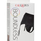 Boundless Thong with Garter Harness - Black - 3XLarge/XXLarge