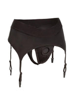 Load image into Gallery viewer, Boundless Thong with Garter Harness - Black - Medium/Small