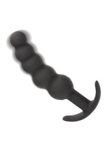 Load image into Gallery viewer, Boundless Vibrating X5 Beaded Plug Rechargeable Silicone Anal Plug - Black