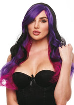 Load image into Gallery viewer, Brandi Wig - Black/Purple
