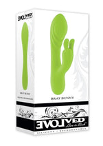 Load image into Gallery viewer, Brat Bunny Rechargeable Silicone Rabbit Vibrator - Green
