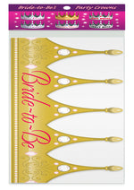 Load image into Gallery viewer, Bride-To-Be's Party Crowns - 6 Per Pack