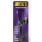 Buck Angel Silicone Adjustable Leash Cock Ring - Black - 4mm