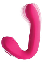 Load image into Gallery viewer, Buck Wild Rechargeable Silicone Dual Massager with Clitoral Stimulation
