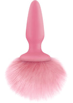 Load image into Gallery viewer, Bunny Tails Silicone Butt Plug - Pink