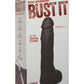 Bust It Squirting Dildo - Black - 8.5in