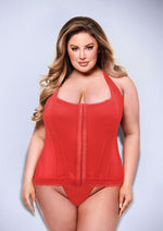 Load image into Gallery viewer, Bustier - Red - 3XLarge/4XLarge/Queen
