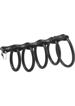 Load image into Gallery viewer, C and B Gear 5 Ring Rubber Gates Of Hell with Lead - Black
