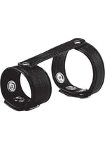 Load image into Gallery viewer, C and B Gear Duo Cock and Ball Ring Adjustable Cock Ring - Black
