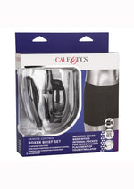Load image into Gallery viewer, Calexotics Silicone Rechargeable Boxer Brief Panty Vibe with Remote Control - Black - Large/Medium - 3 Pieces