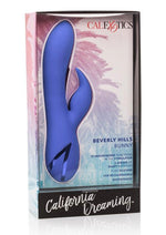 Load image into Gallery viewer, California Dreaming Beverly Hills Bunny Silicone USB Rechargeable Multifunction Waterproof - Blue/Purple