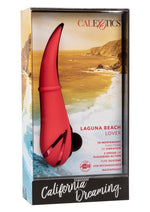 Load image into Gallery viewer, California Dreaming Laguna Beach Lover Rechargeable Silicone Vibrator - Red
