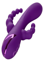 Load image into Gallery viewer, California Dreaming Long Beach Bootylicious Rechargeable Silicone Dual Penetrating Rabbit Vibrator
