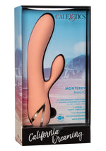 Load image into Gallery viewer, California Dreaming Monterey Magic Silicone Rechargeable Rabbit Vibrator - Orange