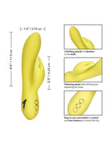 Load image into Gallery viewer, California Dreaming Venice Vixen Silicone USB Rechargeable Multifunction Vibrator Waterproof