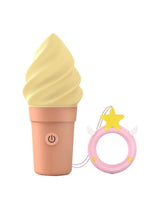 Load image into Gallery viewer, Cand'ice Rechargeable Silicone Clitoral Stimulator - Vanilla Pop - Vanilla