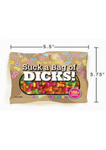 Load image into Gallery viewer, Candyprints Suck A Bag Of Dicks - 3oz - 100 Per Bag/Bag