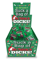 Load image into Gallery viewer, Candyprints Suck A Bag Of St. Nick's Dicks Counter - 100 Bags/Display/Per Display