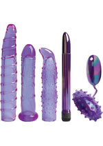 Load image into Gallery viewer, Carnal Collection Set with Silicone Sleeves - Purple
