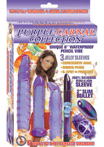 Load image into Gallery viewer, Carnal Collection Set with Silicone Sleeves - Purple
