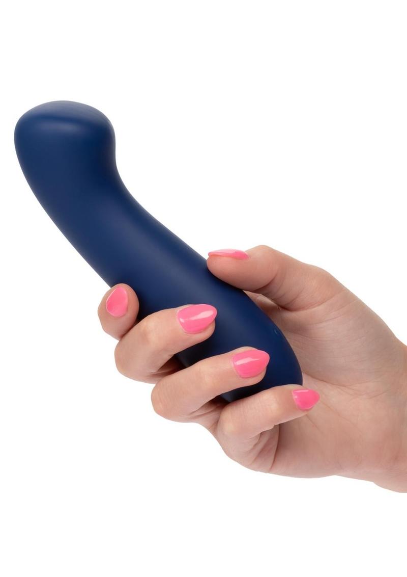 Cashmere Satin G Rechargeable Silicone G-Spot Vibrator with Clitoral Stimulator