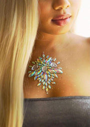 Celestial Body Jewels Sticker - Clear