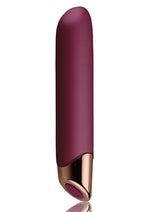 Load image into Gallery viewer, Chaiamo Rechargeable Silicone Vibrator - Burgundy