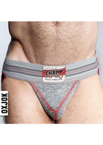 Load image into Gallery viewer, Champ Vintage Sweatshirt Jock - Gray Heather - Large