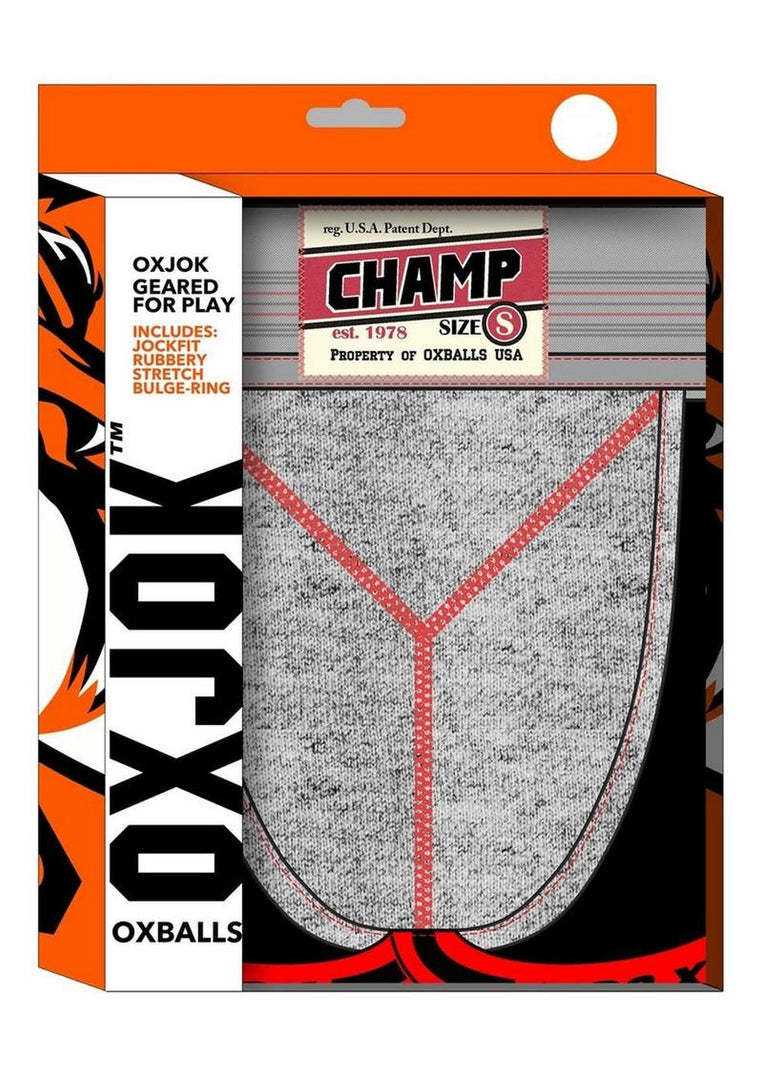 Champ Vintage Sweatshirt Jock - Gray Heather - Small