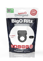 Load image into Gallery viewer, Charged Bigo Ritz Rechargeable Vibe Ring - Black
