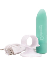 Load image into Gallery viewer, Charged Positive Rechargeable Waterproof Vibrator - Green/Kiwi