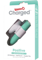 Load image into Gallery viewer, Charged Positive Rechargeable Waterproof Vibrator - Green/Kiwi