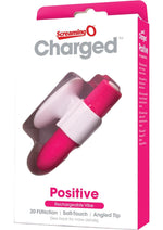 Load image into Gallery viewer, Charged Positive Rechargeable Waterproof Vibrator - Pink
