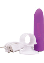 Load image into Gallery viewer, Charged Positive Rechargeable Waterproof Vibrator - Purple
