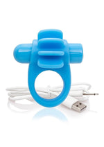 Load image into Gallery viewer, Charged Skooch Rechargeable Vibrating Silicone Cock Ring Waterproof
