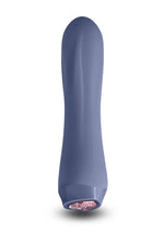 Load image into Gallery viewer, Charms Fern Rechargeable Silicone Mini Vibrator - Gray/Grey
