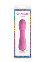 Load image into Gallery viewer, Charms Flora Rechargeable Silicone Mini Vibrator - Pink
