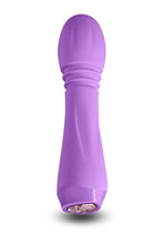 Load image into Gallery viewer, Charms Flora Rechargeable Silicone Mini Vibrator - Purple
