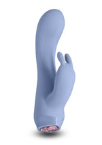 Load image into Gallery viewer, Charms Ivy Rechargeable Silicone Rabbit Vibrator - Blue
