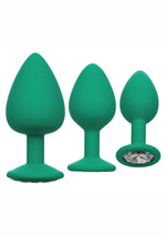 Load image into Gallery viewer, Cheeky Gems Silicone Anal Training Kit - Green