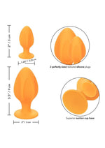 Load image into Gallery viewer, Cheeky Silicone Textured Anal Plugs
