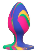 Load image into Gallery viewer, Cheeky Tie-Dye Silicone Plug - Multicolor - Medium