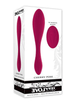 Load image into Gallery viewer, Cherry Pose Rechargeable Silicone Posable Vibrator with Remote - Red
