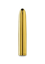 Load image into Gallery viewer, Chroma Classic Rechargeable Vibrator - Gold - 7in
